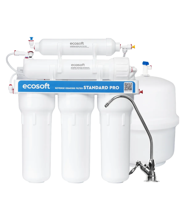Фільтр зворотного осмосу Ecosoft Standard PRO з мінералізацією (MO550MECOSTD) Фільтр зворотного осмосу Ecosoft Standard PRO з мінералізацією (MO550MECOSTD)